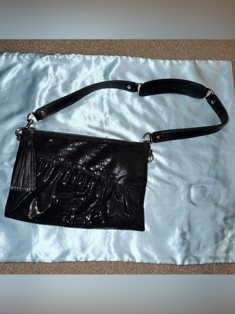 Chez by Cheryl Leather Shoulder Bag